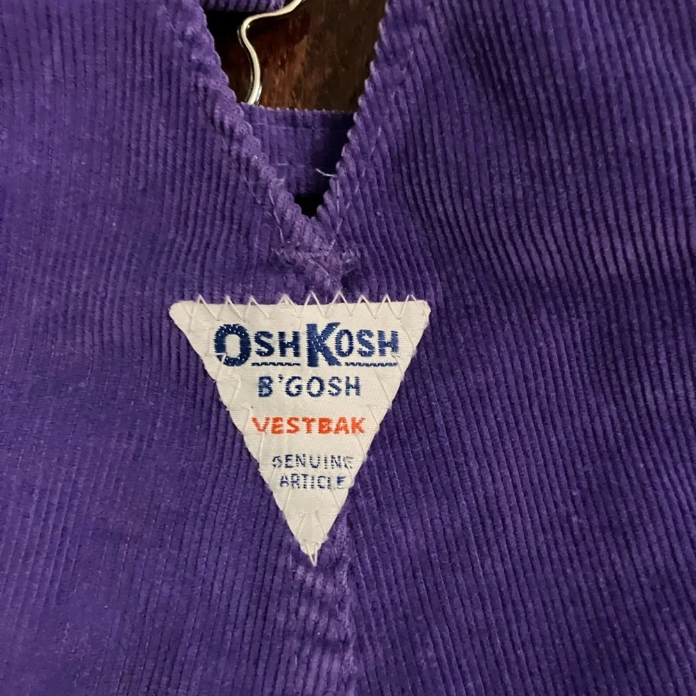 Vintage Purple Corduroy OshKosh B'gosh 24 months